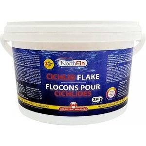 NorthFin Cichlid Flake Formula Fish Food, 350-g jar
