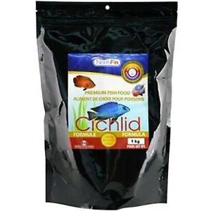NorthFin Cichlid Formula 1 mm Sinking Pellets Fish Food, 1-kg bag