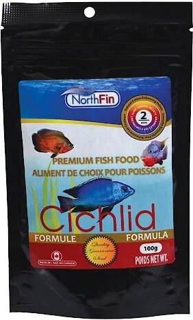 NorthFin Cichlid Formula 2 mm Sinking Pellets Fish Food, 100-g bag slide 1 of 1