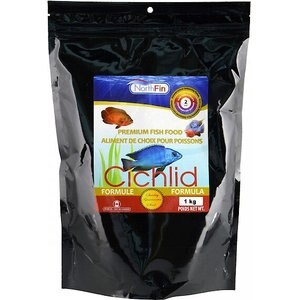 NorthFin Cichlid Formula 2 mm Sinking Pellets Fish Food, 1-kg bag