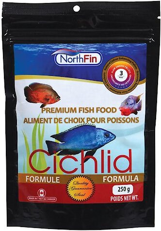 NorthFin Cichlid Formula 3 mm Sinking Pellets Fish Food, 250-g bag slide 1 of 1