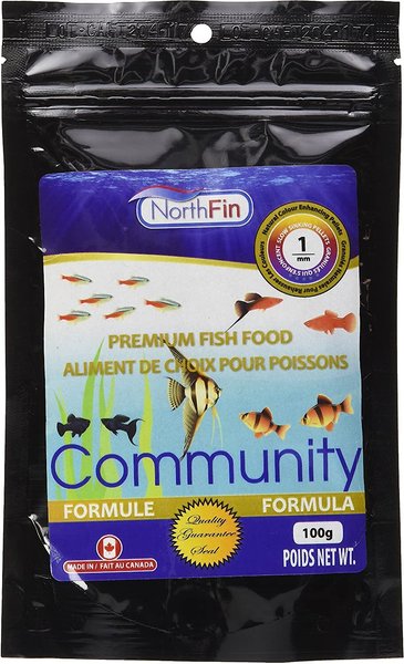 NorthFin Community Formula 1 mm Sinking Pellets Fish Food, 50-g bag slide 1 of 1