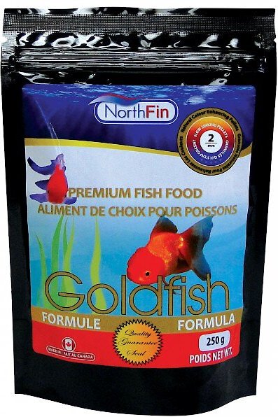 NorthFin Goldfish Formula 2 mm Sinking Pellets Fish Food, 250-g bag slide 1 of 1