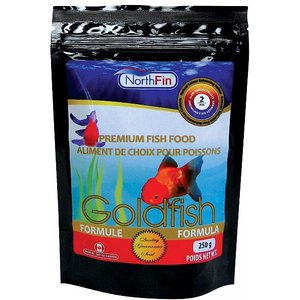 NorthFin Goldfish Formula 2 mm Sinking Pellets Fish Food, 250-g bag