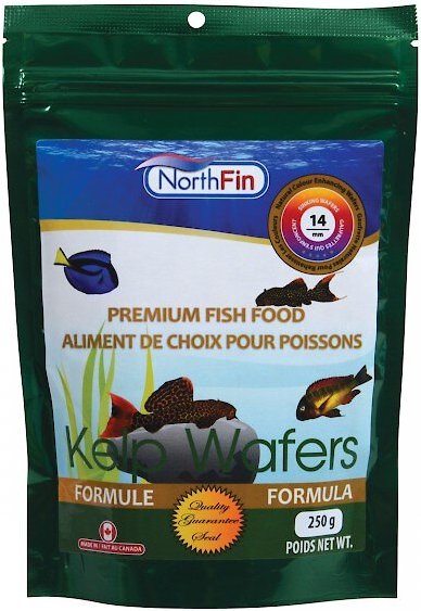 NorthFin Kelp Wafers 14 mm Fish Food, 250-g bag slide 1 of 1