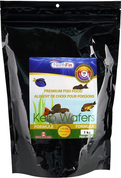 NorthFin Kelp Wafers 14 mm Fish Food, 1-kg bag slide 1 of 1