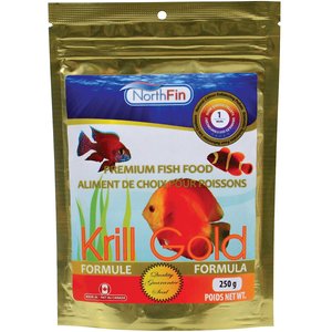 NorthFin Krill Pro 1 mm Sinking Pellets Fish Food, 250-g bag
