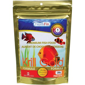 NorthFin Krill Pro 6 mm Sinking Pellets Fish Food, 250-g bag