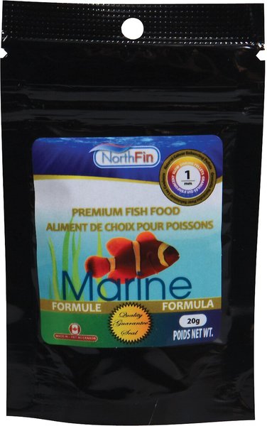 NorthFin Marine Formula 1 mm Sinking Pellets Fish Food, 20-g bag slide 1 of 1
