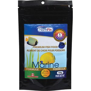 NorthFin Marine Formula 1 mm Sinking Pellets Fish Food, 100-g bag
