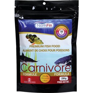 NorthFin Mass Carnivore Formula 10 mm Sinking Pellets Fish Food, 250-g bag