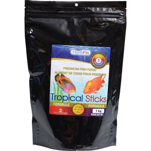 NorthFin Tropical Sticks 3 mm Floating Fish Food, 1-kg bag