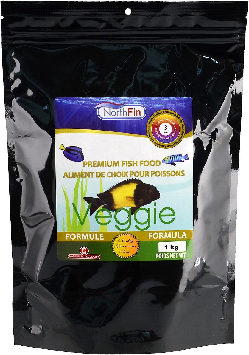 NorthFin Veggie Formula 3 mm Sinking Pellets Fish Food