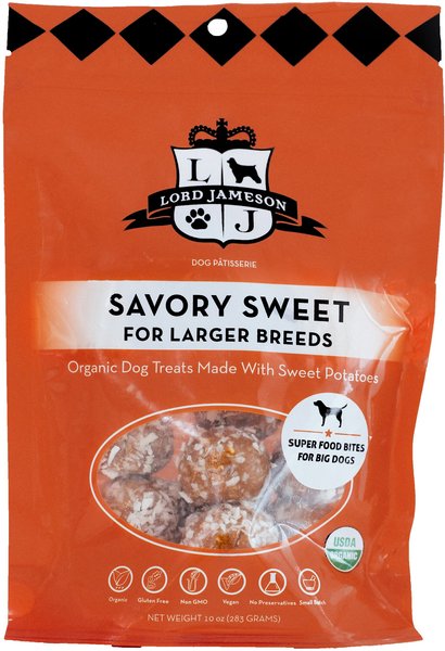 Lord Jameson Savory Sweet Large Breed Soft & Chewy Dog Treats, 10-oz bag slide 1 of 9