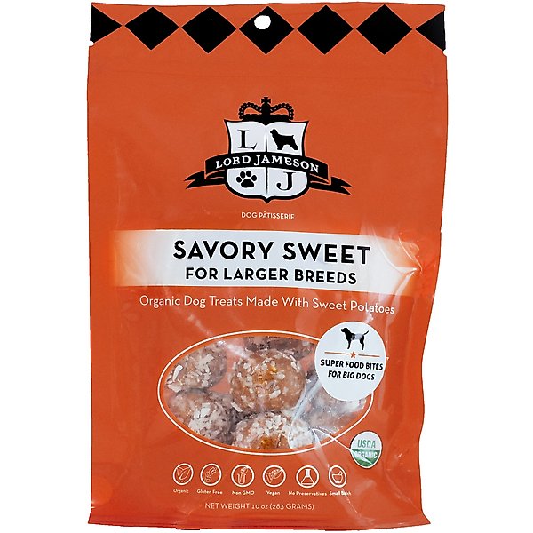 LORD JAMESON Savory Sweet Large Breed Soft & Chewy Dog Treats, 10oz