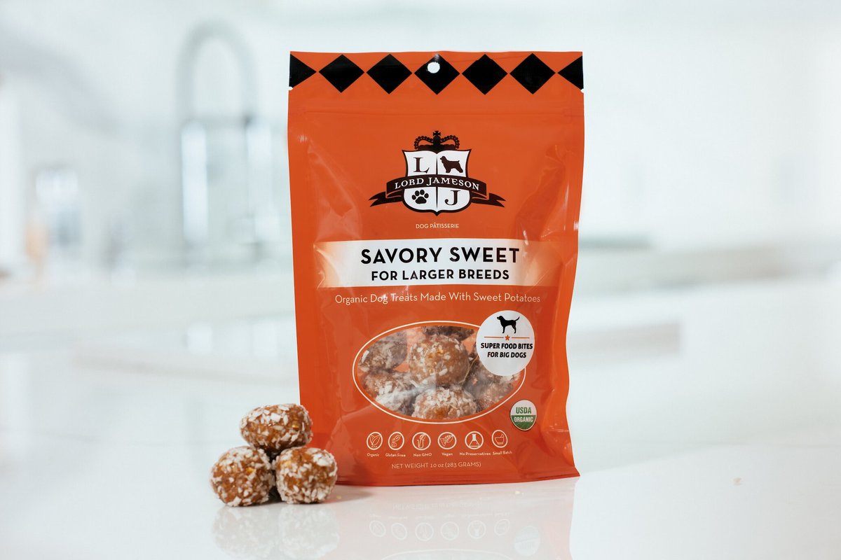 LORD JAMESON Savory Sweet Large Breed Soft & Chewy Dog Treats, 10oz