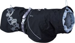 Hurtta Drizzle Dog & Cat Rain Coat, Raven, 8-in