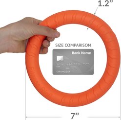 PetSpy Fitness Ring Dog Toy, Orange, Small, 1 count slide 2 of 6