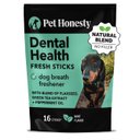 PetHonesty Dental Health Fresh Sticks Mint Flavor Dog Dental Treats, 16 count