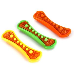 Hartz Chew 'n Clean Dental Duo Dog Treat & Chew Toy, Color Varies, 3 count, Medium