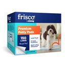 Frisco Large Premium Dog Training & Potty Pads, 22 x 23-in, Unscented, 150 count, Mermaid Print