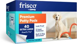 Frisco Extra Large Printed Dog Training & Potty Pads, 28 x 34-in, Unscented, 40 count, Geometric Print