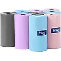 Frisco Dog Poop Bag Solid Assortment in Teal Blue, Violet, Gray, & Coral, 270 count
