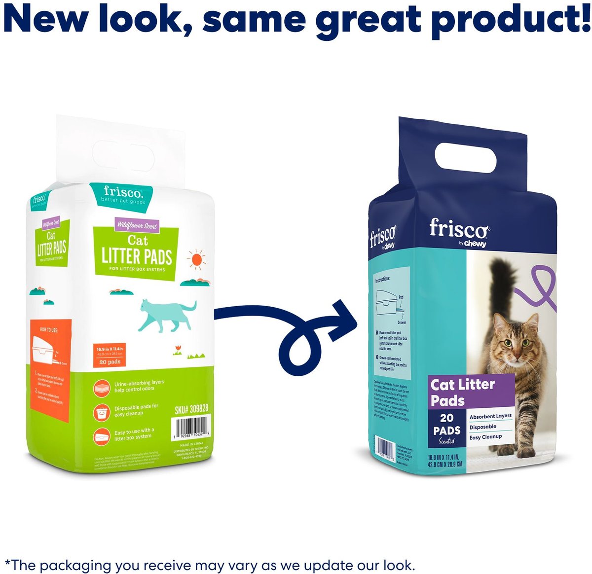 FRISCO Cat Litter Pads, Scented, 20 count