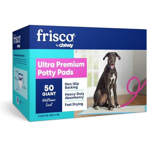 FRISCO Giant Premium Dog Training & Potty Pads, 27.5 x 44in, Scented