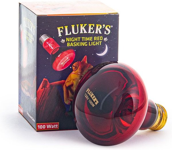 Fluker's Night Time Red Reptile Basking Light, 100-watt slide 1 of 4
