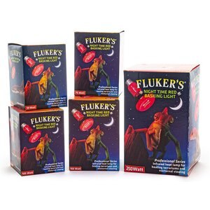Fluker's Night Time Red Reptile Basking Light, 100-watt