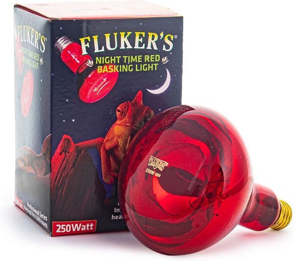 Fluker's Night Time Red Reptile Basking Light, 250-watt slide 1 of 4