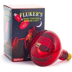 Fluker's Night Time Red Reptile Basking Light, 250-watt