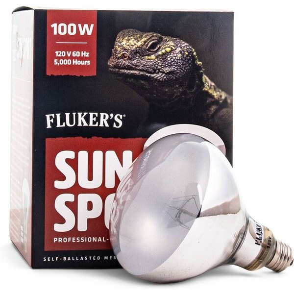 Lucky Herp R115 Mercury Vapor UVB Terrarium Bulb, 125-watt