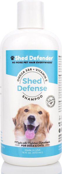 Shed Defender Shed Defense Omega 3 & 6 Dog & Cat Shampoo, 16-oz bottle slide 1 of 8