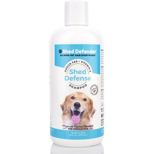 Shed Defender Shed Defense Omega 3 & 6 Dog & Cat Shampoo, 16-oz bottle