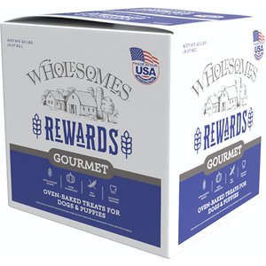 Wholesomes Rewards Cheezy Bites Biscuit Dog Treats, 20-lb box