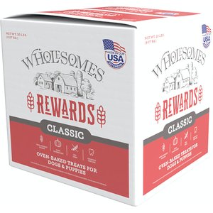 Wholesomes Rewards Large Variety Biscuit Dog Treats, 20-lb box