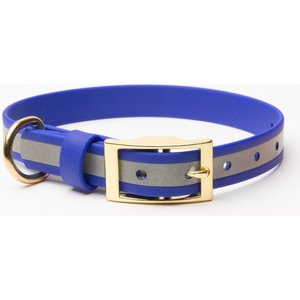 PawFurEver's Reflective, Waterproof & Odorless Dog Collar, Blue, Large