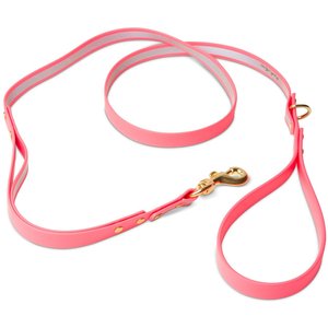 PawFurEver Reflective & Waterproof Dog Leash, Pink, 5.75-ft