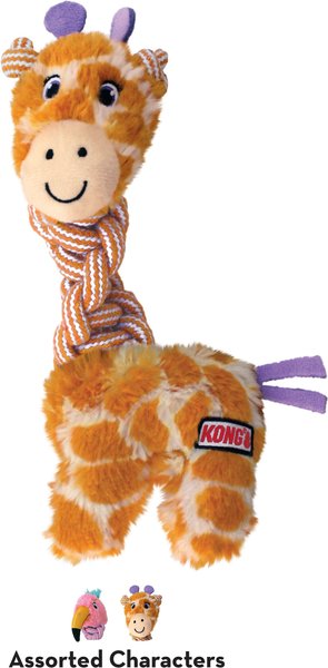 KONG Knots Twists Dog Toy - Durable Rope Braid With Squeaker For Medium/Small Dogs - View #6
