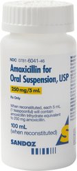 Amoxicillin (Generic) Suspension, 250-mg/5-mL, 100-mL