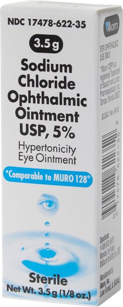Sodium Chloride (Generic) Ophthalmic Ointment, 5%, 3.5 gm slide 1 of 4
