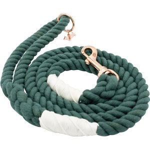 Sassy Woof Rope Dog Leash, Emerald