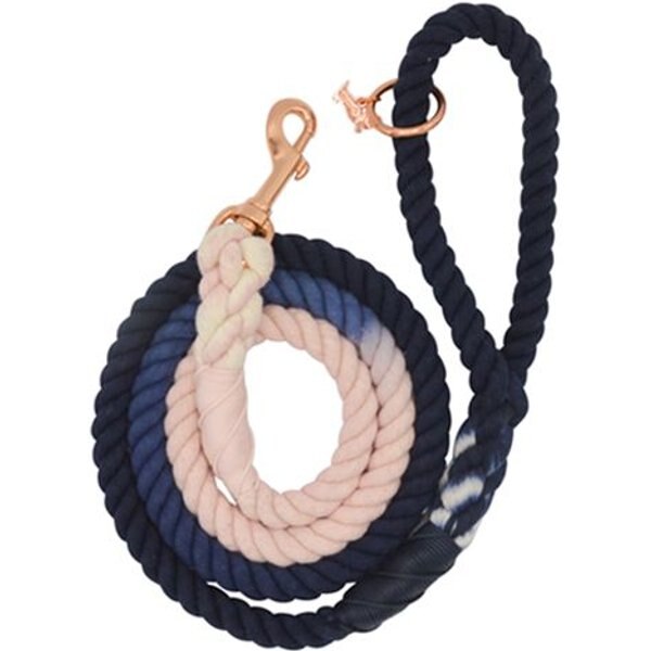 SASSY WOOF Rope Dog Leash, Moonlight