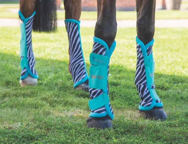 Shires Equestrian Products ARMA Zeb-Tek Fly TU Horse Socks, Pony slide 1 of 2