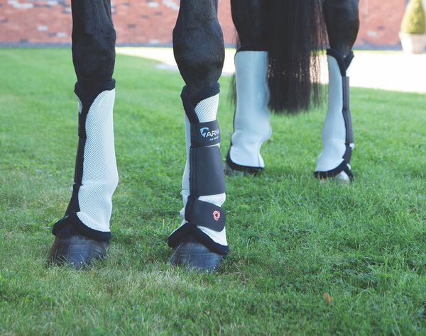 Shires Equestrian Products ARMA Fly TU Horse Socks, Black, Cob slide 1 of 2
