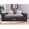 Show in main carousel: Moots Personalized Leatherette Sofa Cat & Dog Bed, Charcoal, Large slide 4 of 11