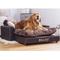 Show in main carousel: Moots Personalized Leatherette Sofa Cat & Dog Bed, Espresso, X-Large slide 1 of 11