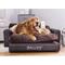 Show in main carousel: Moots Personalized Leatherette Sofa Cat & Dog Bed, Espresso, X-Large slide 3 of 11